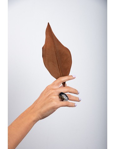 Silver-Gold Ring with...