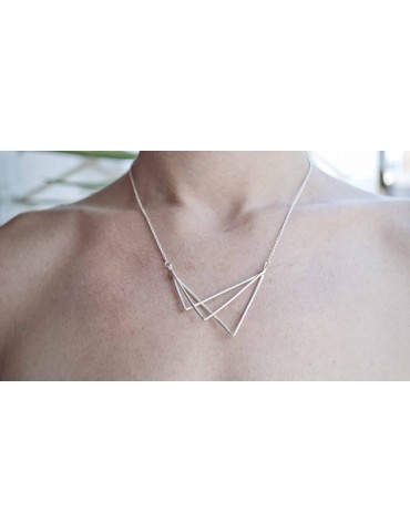 Silver Necklace.