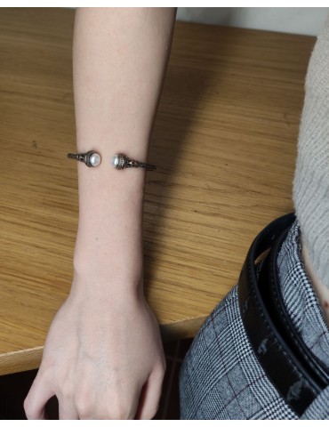 Silver Bracelet  with...