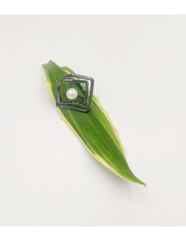 Silver Ring with freshwater...