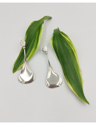 Silver Earrings.