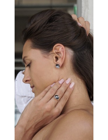 Ασημένια Σκουλαρίκια.