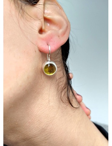 Silver Earrings with...