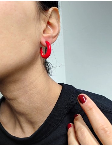 Μοντέρνοι Κρίκοι Με Σμάλτο.