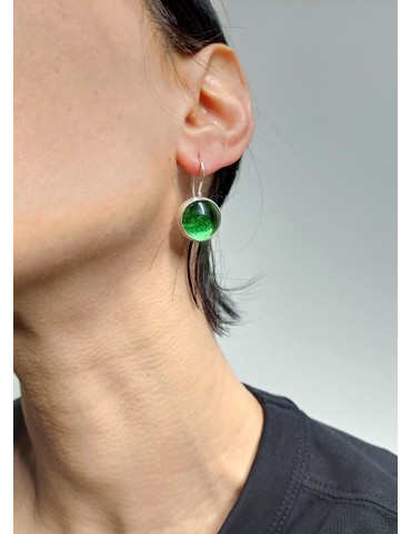 Silver Earrings with...