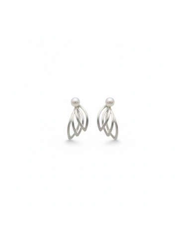 Silver Earrings with...
