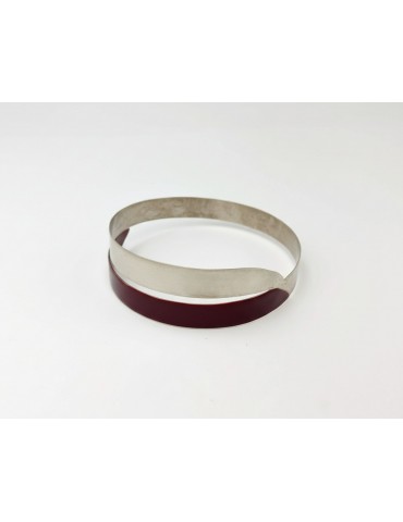 Ασημένιο Βραχιόλι με Σμάλτο.