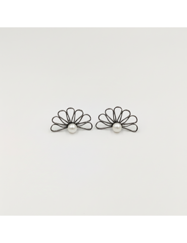 Silver Earrings with...