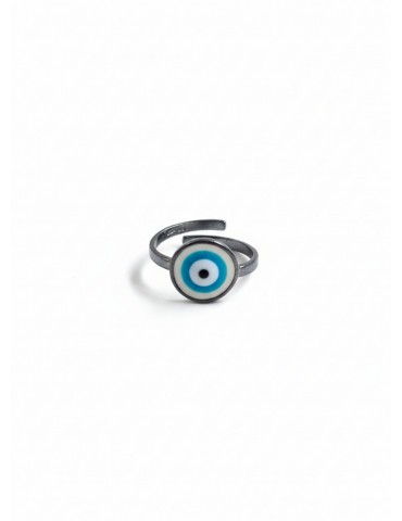 Bronze Ring with Enamel.