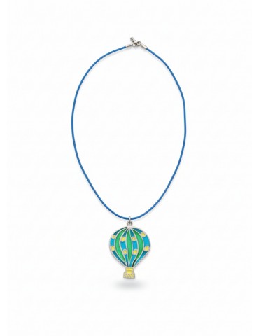 Silver Pendant with Enamel.