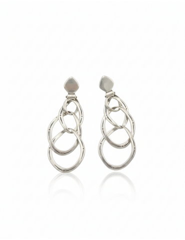 Silver Earrings.