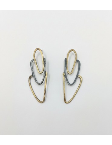 Ασημένια Σκουλαρίκια.