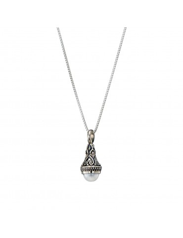 Silver Pendant with...