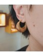 Goldplated Brass Earrings.