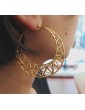 Goldplated Brass Earrings.