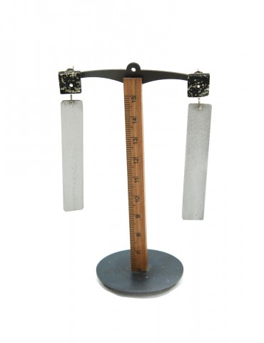 Silver Earrings with...